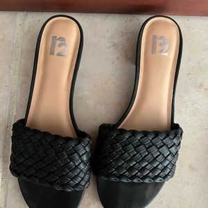New without tags, black sandals